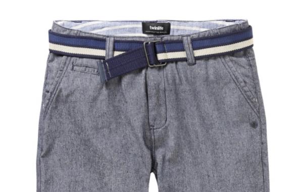 V\u0026D | Twinlife Twinlife heren short denim stretch - Blauw | vd.nl